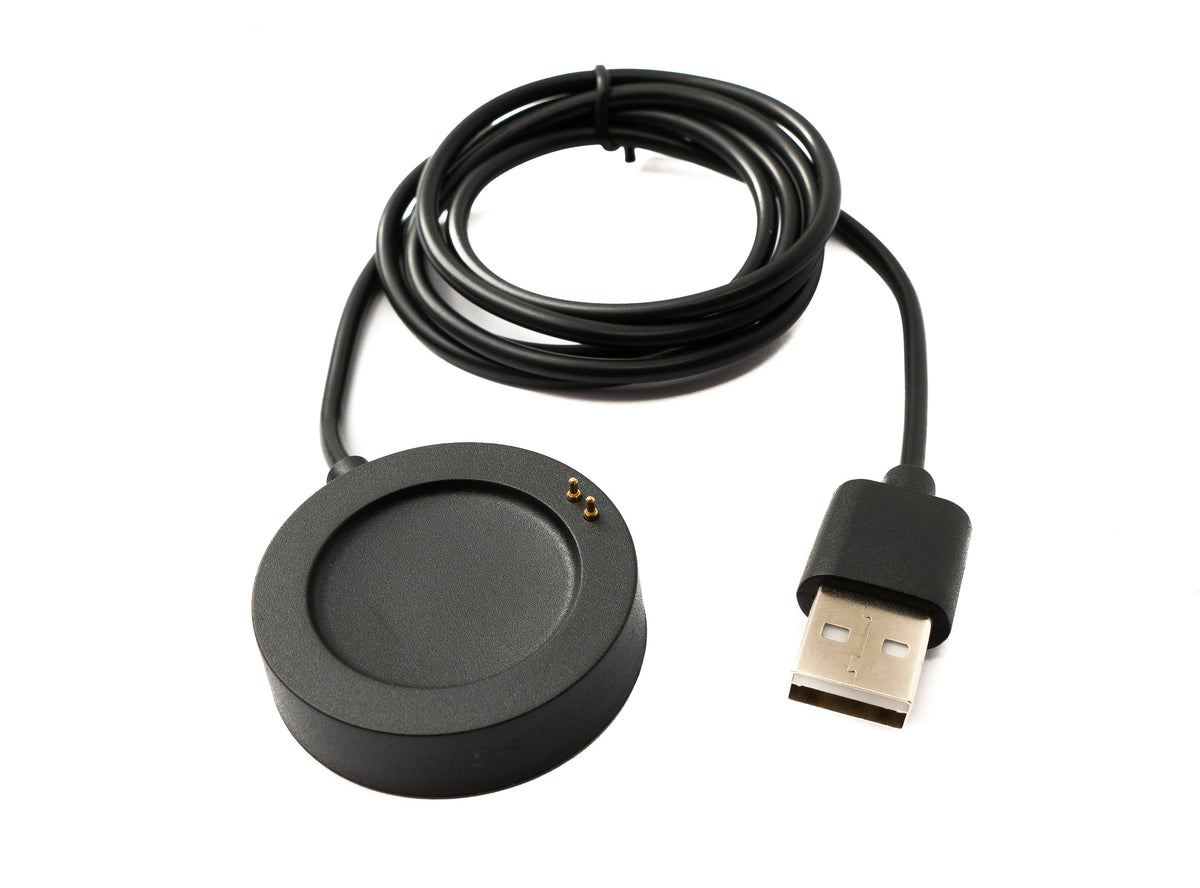 USB 2.0 Kabel 100 cm Ladestation für Xiaomi Watch S2 42 46 mm Smartwatch Schwarz | System-S