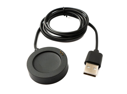 USB 2.0 Kabel 100 cm Ladestation für Xiaomi Watch S2 42 46 mm Smartwatch Schwarz | System-S