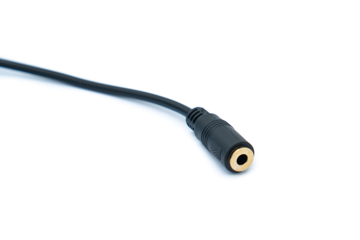 SYSTEM-S Audio Cable 1.5 m 3.5 mm jack socket to XLR 3-pin socket AUX Black