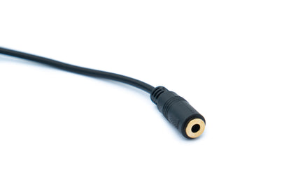 SYSTEM-S Audio Cable 1.5 m 3.5 mm jack socket to XLR 3-pin socket AUX Black