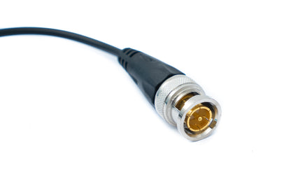 2x UTP Kabel 10 cm Screw Lock zu BNC Stecker für HD Kameras Adapter in Schwarz | System-S