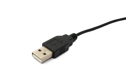 USB 2.0 Kabel 120 cm Typ A Stecker zu Mini B Stecker Spirale Winkel in Schwarz | System-S