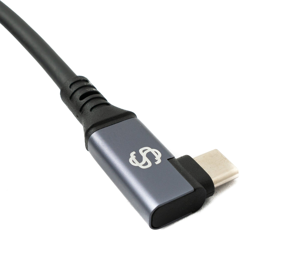 USB4 USB 120 cm Kabel Typ C Stecker zu Stecker Winkel 40 Gbit/s 240 W USB 4.0 Kabel | System-S