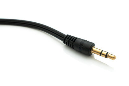 SYSTEM-S Audio Y Cable 20 cm Stereo AUX Jack 3.5mm Male to 2x Female Adapter Black