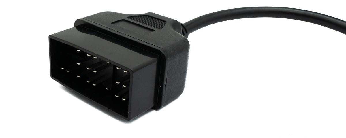 OBD Kabel 20 cm OBD 2 Buchse für Toyota 22pin in Schwarz Adapter Auto Diagnose | System-S