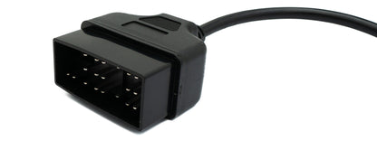 OBD Kabel 20 cm OBD 2 Buchse für Toyota 22pin in Schwarz Adapter Auto Diagnose | System-S