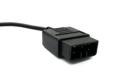 OBD Kabel 10 cm OBD 2 Buchse für Subaru 9pin in Schwarz für Auto Diagnose | System-S