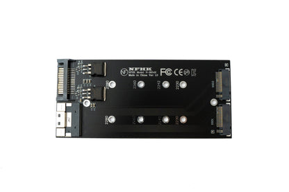 NVME M.2 Adapter 2x AHCI zu PCIE Express 3 4.0 Slimline SFF-8654 8X Raid Card | System-S