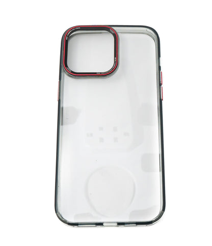Schutzhülle stoßfest aus TPU in Schwarz Transparent Hülle für iPhone 14 Pro Max | System-S