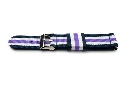 SYSTEM-S 20 mm nylon strap for Samsung Galaxy Watch 4 Smartwatch in color