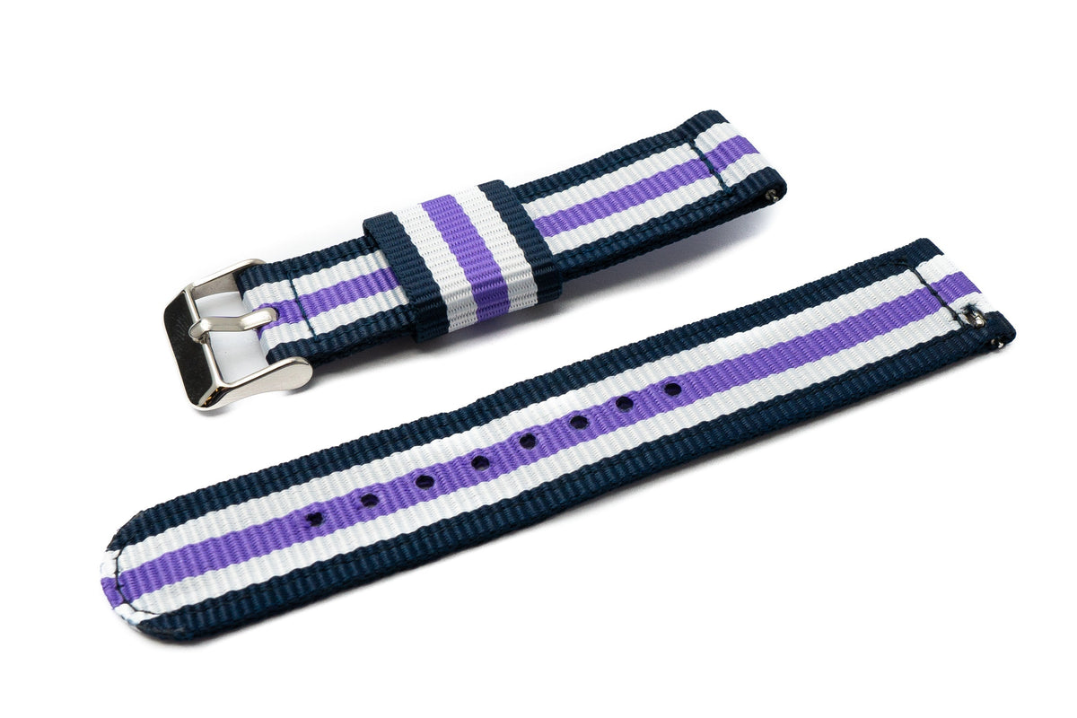 SYSTEM-S 20 mm nylon strap for Samsung Galaxy Watch 4 Smartwatch in color