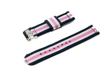 SYSTEM-S 20 mm nylon strap for Samsung Galaxy Watch 4 Smartwatch in color