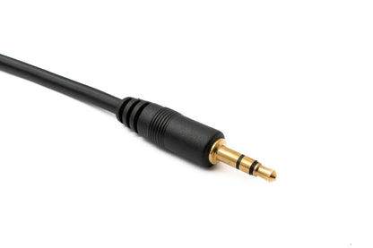 Y Audio XLR Kabel 100 cm 3 polig 2x Stecker zu Klinke AUX 3,5 mm 3 polig TRS Stecker | System-S