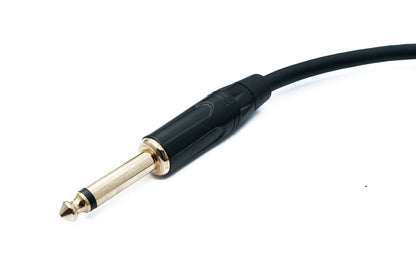 SYSTEM-S Audio XLR cable 100 cm 3-pin plug to jack AUX 6.35 mm 2-pin TS plug