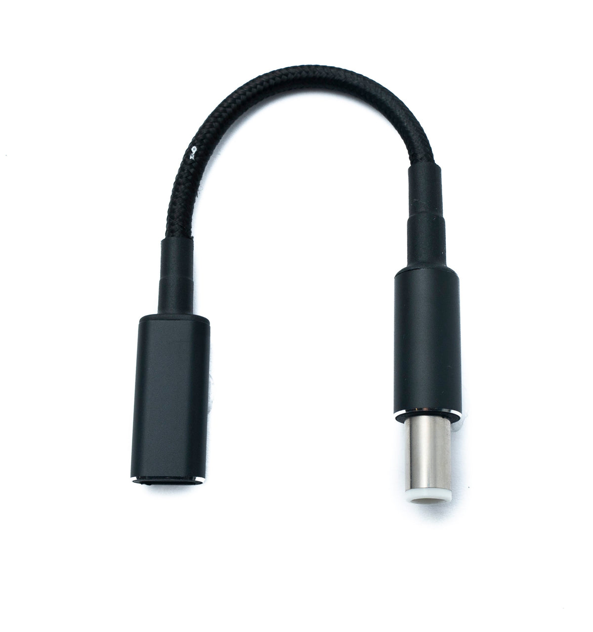 SYSTEM-S DC 20V cable 15 cm 7.4 x 0.6 male to USB 3.1 Type C female braided for Dell