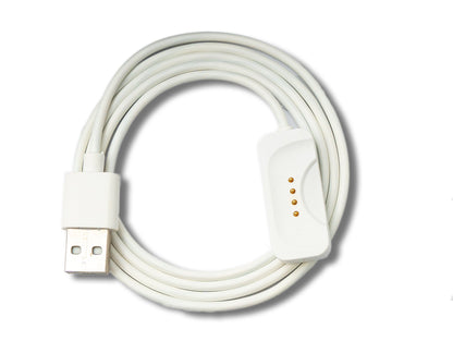 USB 2.0 Kabel 100 cm Ladekabel für Oppo Band 3 Pro 3 2 Smartwatch in Weiß | System-S