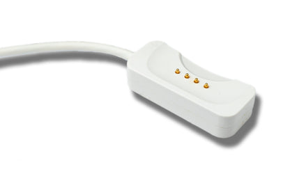 USB 2.0 Kabel 100 cm Ladekabel für Oppo Band 3 Pro 3 2 Smartwatch in Weiß | System-S