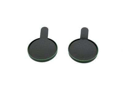 SYSTEM-S Camera Protection Lens Cover made of Glass Metal for iPhone 13 + Mini Green