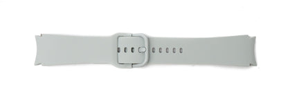 SYSTEM-S 20 mm silicone strap for Samsung Galaxy Watch 5 4 Smartwatch in grey