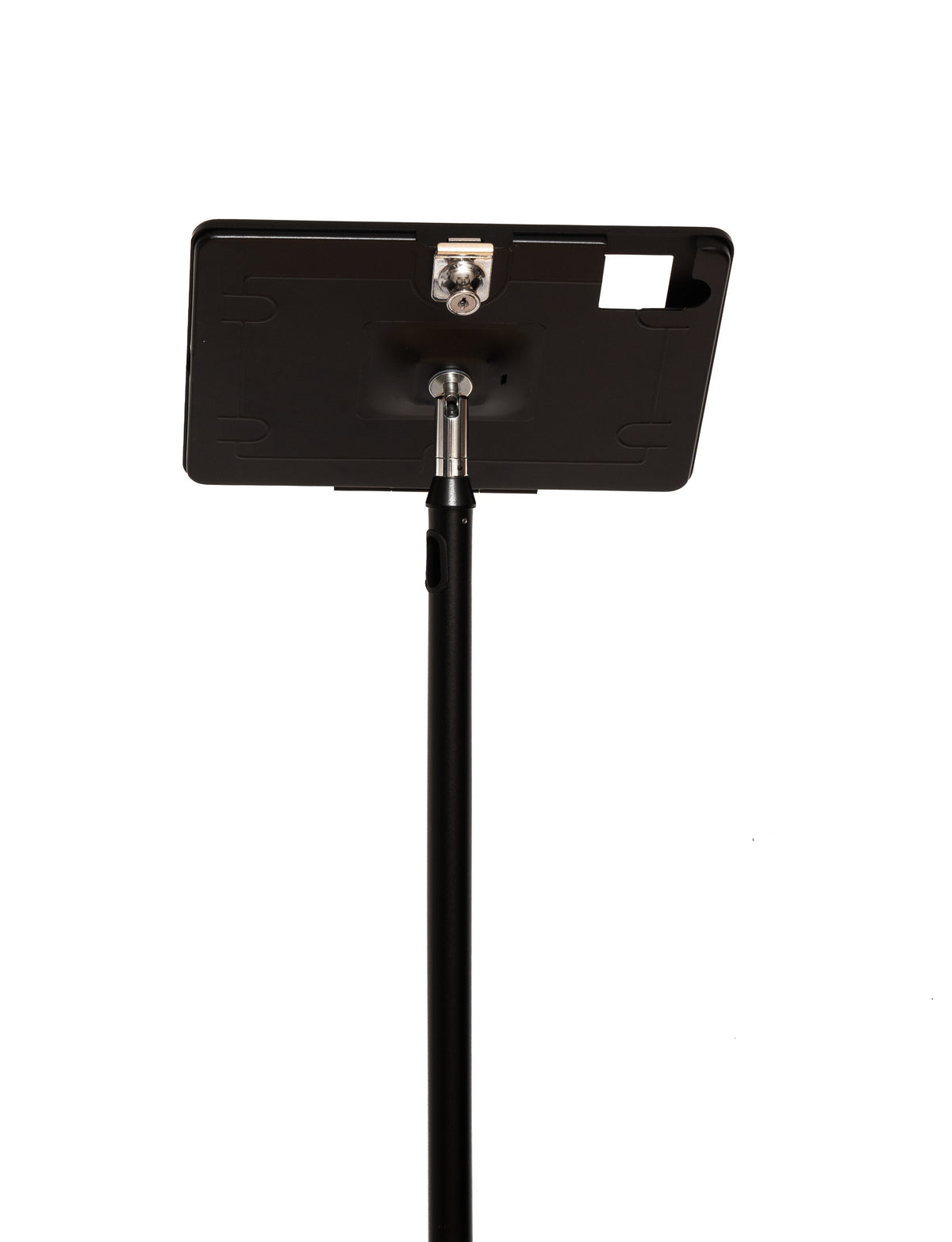 SYSTEM-S Floor Stand 150 cm Lockable Holder for iPad 10 Pro 11 Air 4 5 in Black