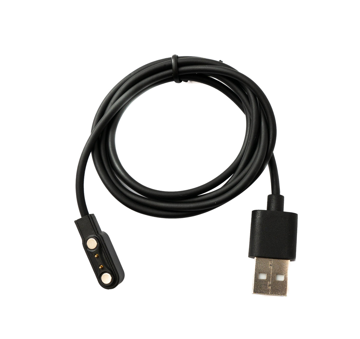 USB 2.0 Kabel 100 cm Ladekabel für Realme TechLife Watch S100 in Schwarz | System-S