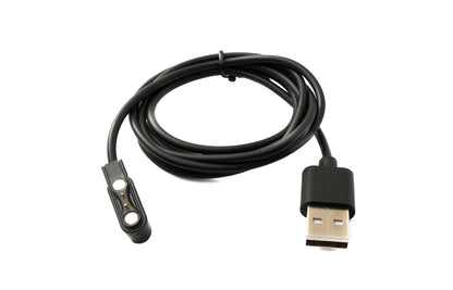 USB 2.0 Kabel 100 cm Ladekabel für Realme TechLife Watch S100 in Schwarz | System-S