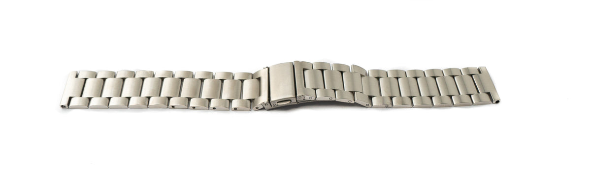 SYSTEM-S 20 mm metal strap for Samsung Galaxy Watch 4 Smartwatch in grey