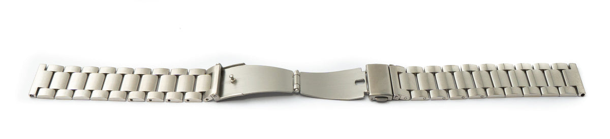 SYSTEM-S 20 mm metal strap for Samsung Galaxy Watch 4 Smartwatch in grey