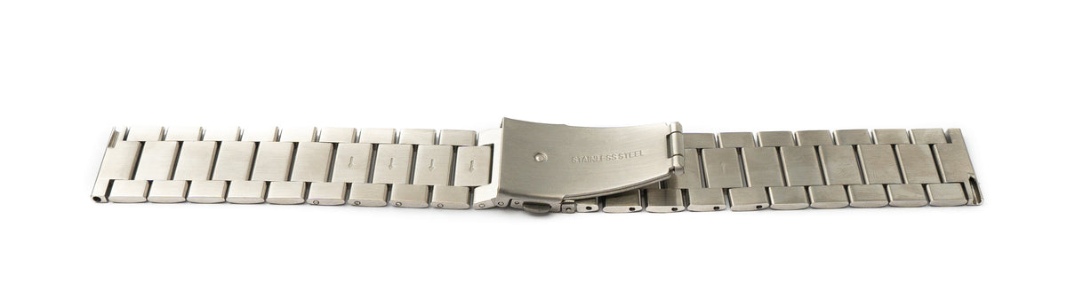SYSTEM-S 20 mm metal strap for Samsung Galaxy Watch 4 Smartwatch in grey