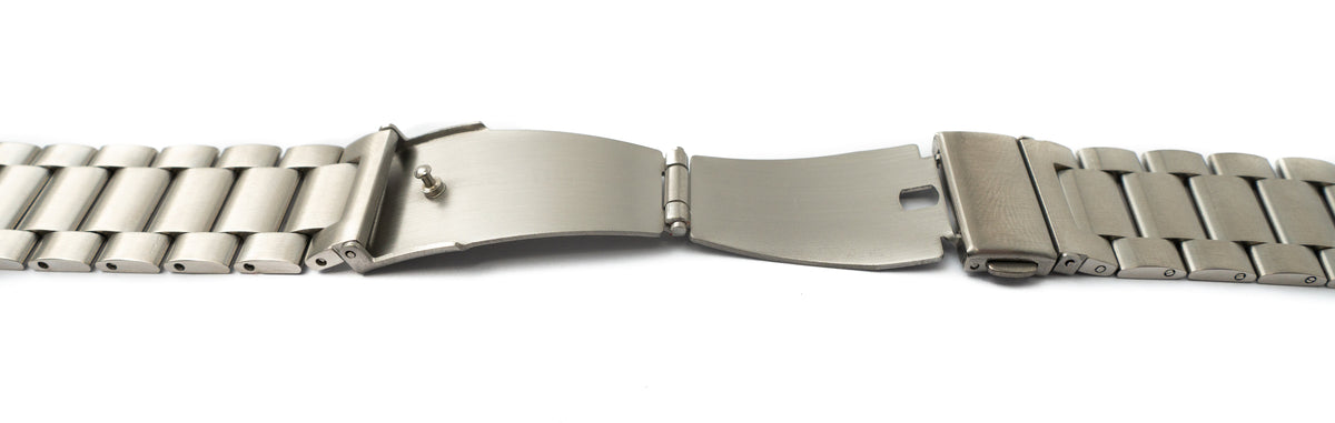 SYSTEM-S 20 mm metal strap for Samsung Galaxy Watch 4 Smartwatch in grey