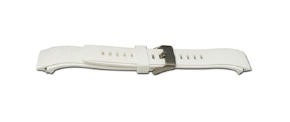 SYSTEM-S flexible silicone 20mm strap for Huawei Watch 2 Smartwatch in white