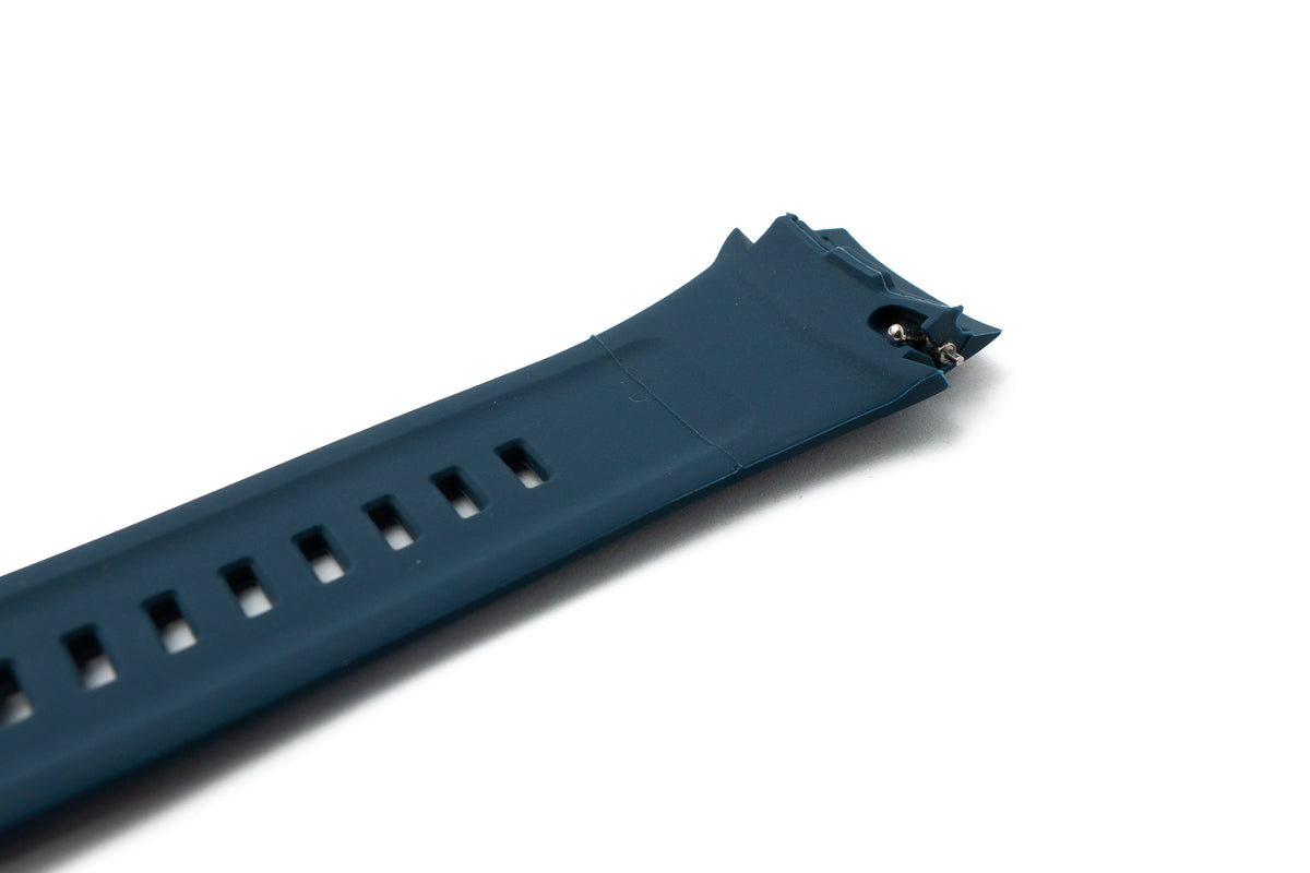 SYSTEM-S flexible silicone 20mm strap for Huawei Watch 2 Smartwatch in blue 