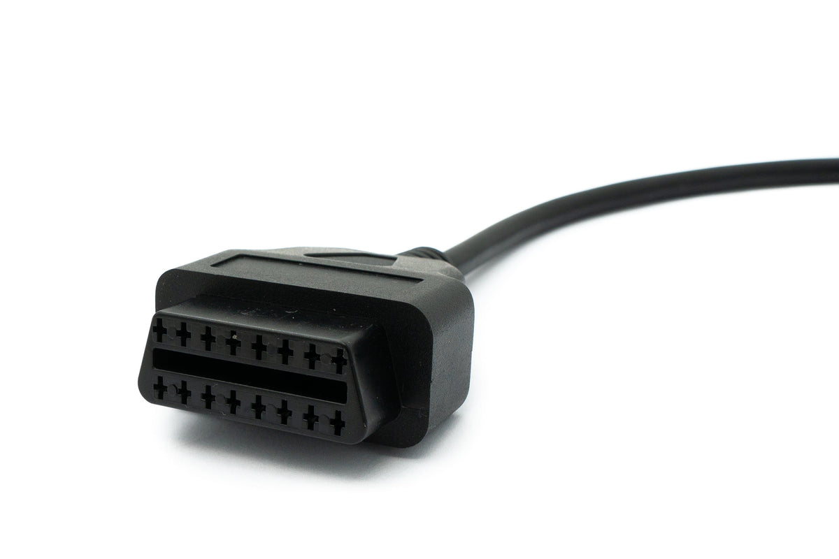 OBD Kabel 30 cm OBD 2 Buchse für Mercedes Benz 14pin Schwarz für Auto Diagnose | System-S