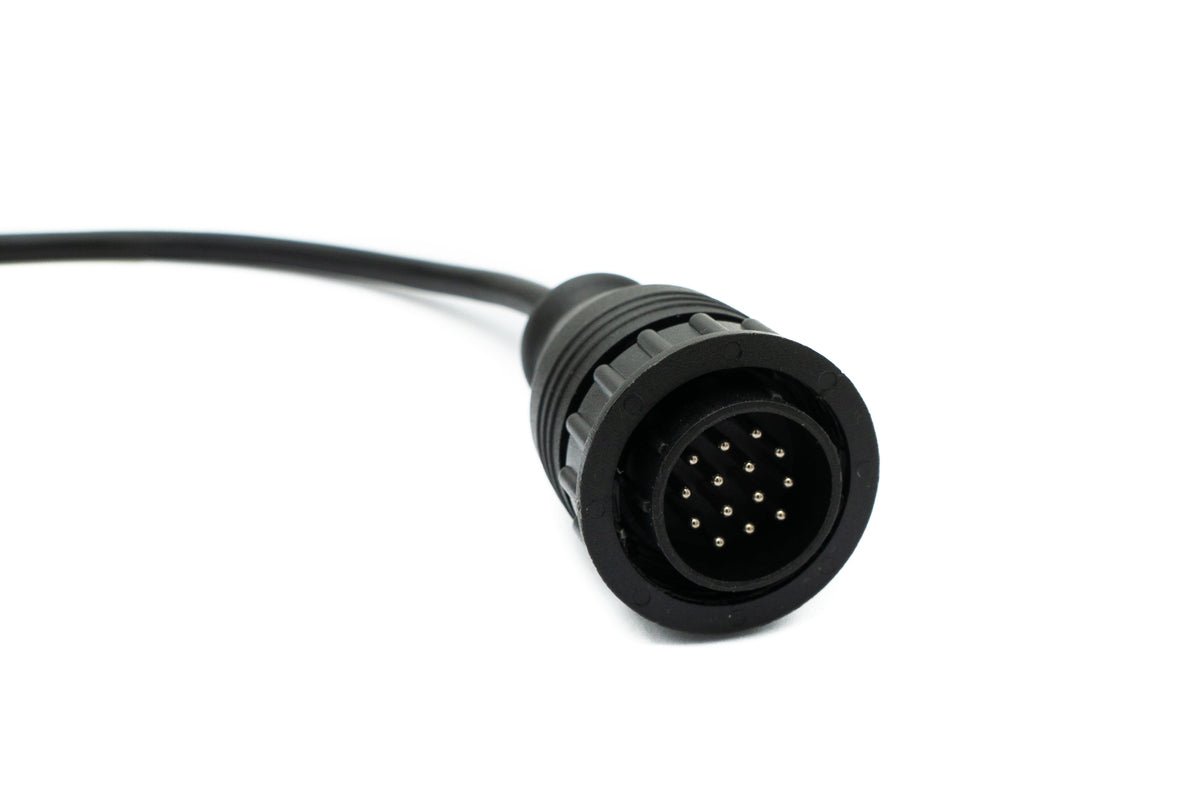 OBD Kabel 30 cm OBD 2 Buchse für Mercedes Benz 14pin Schwarz für Auto Diagnose | System-S