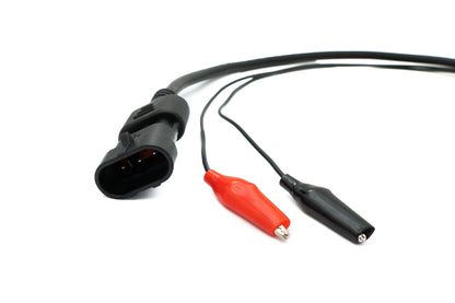 SYSTEM-S OBD Kabel 30 cm OBD 2 Buchse für Fiat 3pin in Schwarz für Auto Diagnose - DREIKS