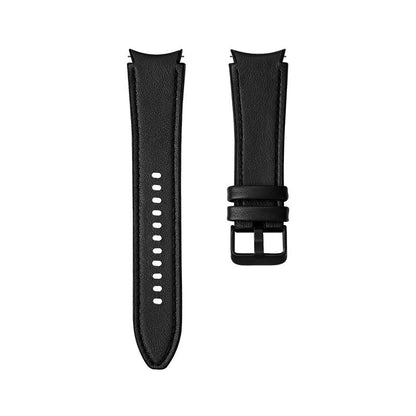 SYSTEM-S flexible silicone strap 20mm for Samsung Galaxy Watch 4 Smartwatch Black