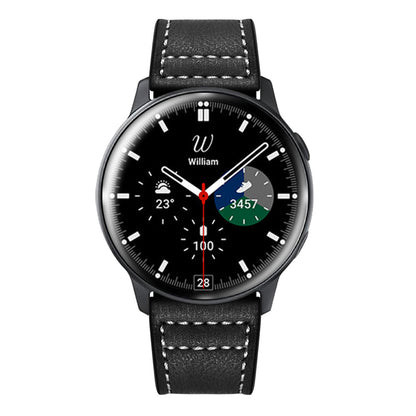 SYSTEM-S flexible silicone strap 20mm for Samsung Galaxy Watch 4 Smartwatch Black