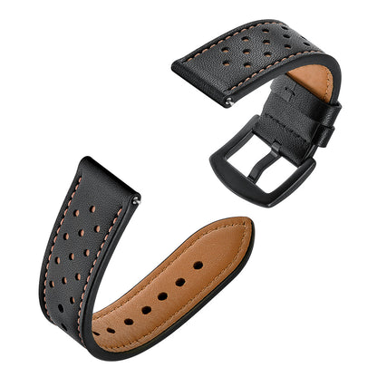 SYSTEM-S flexible silicone strap 20mm for Samsung Galaxy Watch 4 Smartwatch Black