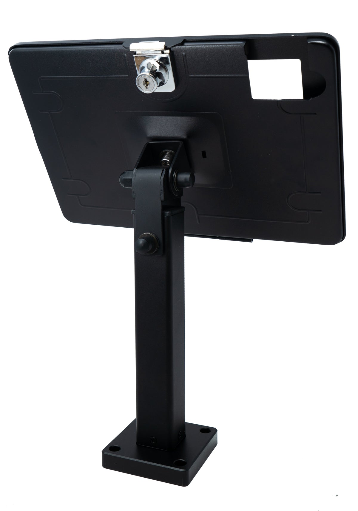 SYSTEM-S Wandhalterung 360° Tischständer abschließbar für iPad 10 Pro 11 Air 4 5 Schwarz - DREIKS