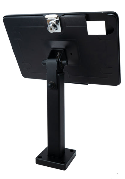 SYSTEM-S Wandhalterung 360° Tischständer abschließbar für iPad 10 Pro 11 Air 4 5 Schwarz - DREIKS