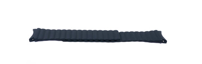 SYSTEM-S 20 mm silicone magnetic strap for Samsung Galaxy Watch 5 4 in black