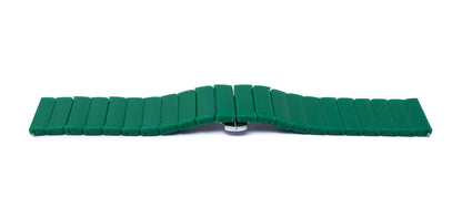 SYSTEM-S 20 mm PC strap with butterfly clasp for Smartwatch in green