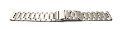 Armband 22 mm aus Titan mit Faltschließe für Smartwatch | System-S