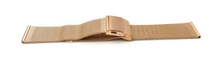 SYSTEM-S Milanese Metal Bracelet for Fitbit Versa 1 2 Lite Smartwatch in Yellow