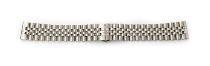 SYSTEM-S 20 mm metal strap for Samsung Galaxy Watch 4 Smartwatch in grey