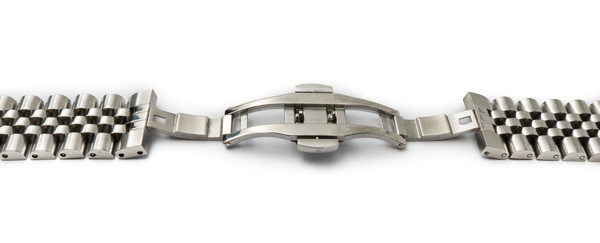 SYSTEM-S 20 mm metal strap for Samsung Galaxy Watch 4 Smartwatch in grey