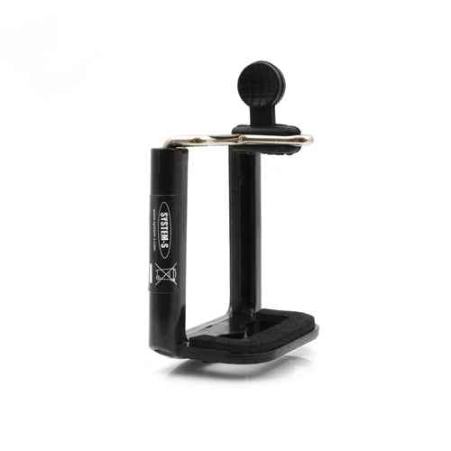 System-S Stativ Halter Adapter Aufsatz 1/4 Gewinde für Smartphone Digitalkamera Handy 45 mm - 70 mm - DREIKS