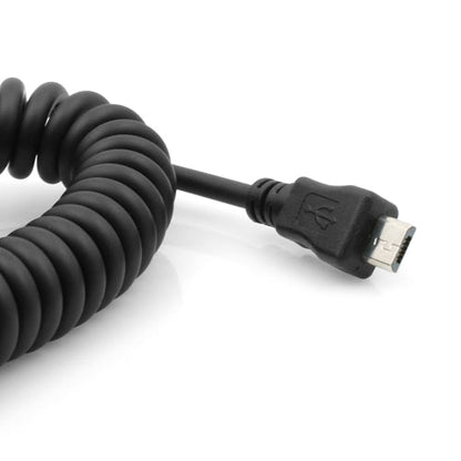 Micro USB Netzteil Ladegerät mit Spiralkabel 30 - 135 cm | System-S