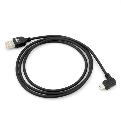 System-S Micro USB cable data cable charging cable angled plug 100 cm 