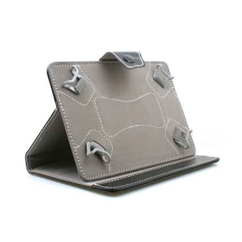 System-S 10” Zoll Bookstyle Tasche Cover Hülle Protector Case Etui mit Halter Standfunktion für Tablet PC eBook Reader Schwarz - DREIKS